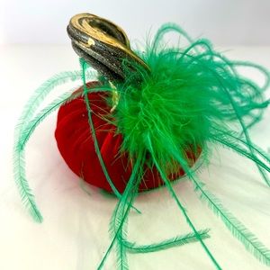 “Mrs.Grinch” Velvet Pumpkin Home Decor